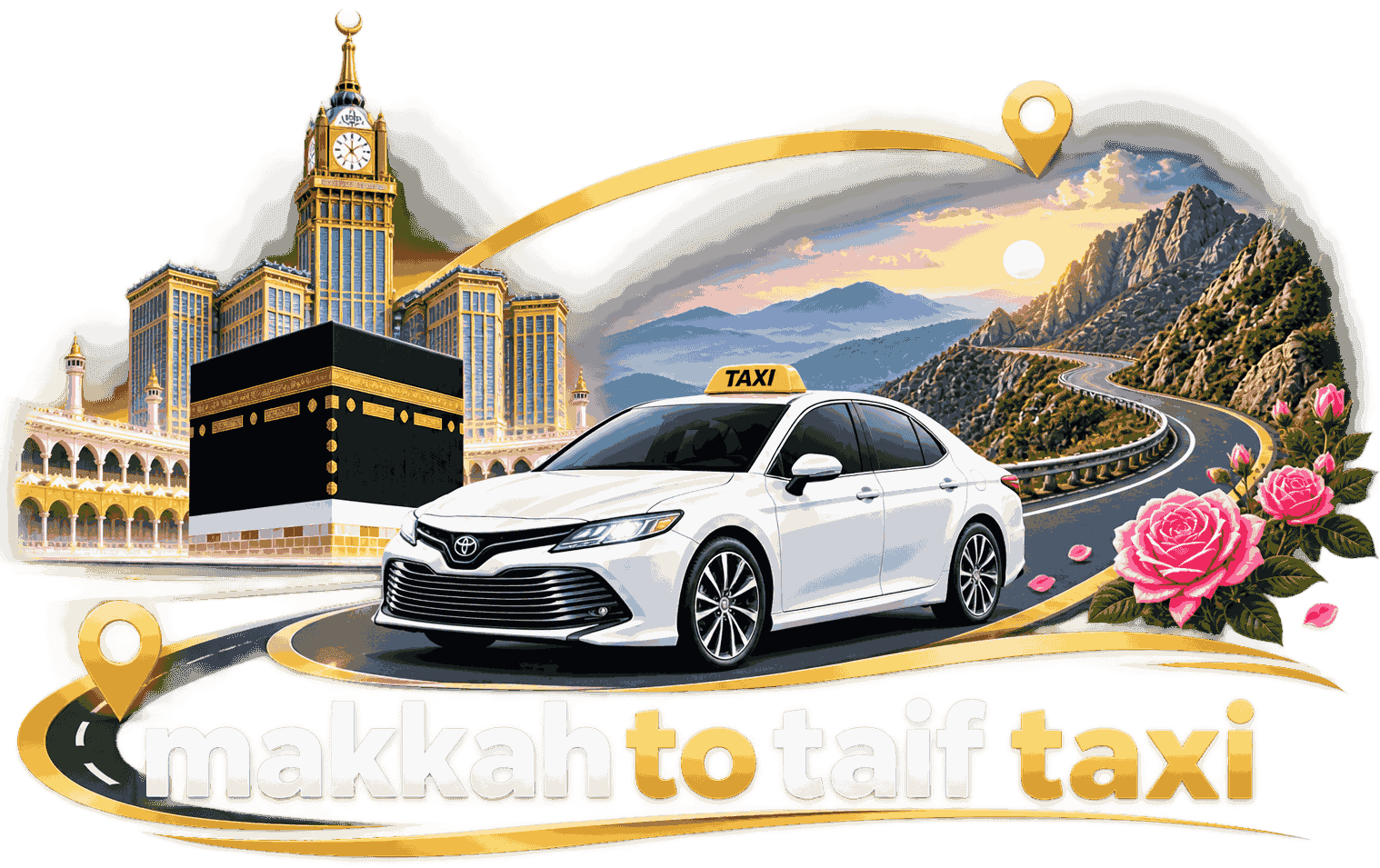Makkah to Taif Taxi logo