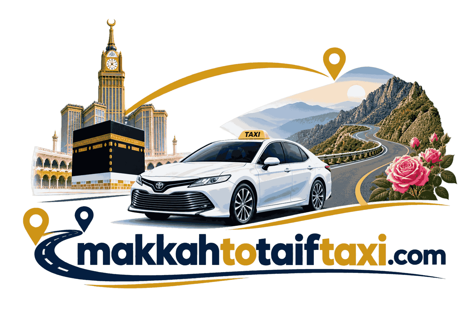 Makkah to Taif Taxi logo